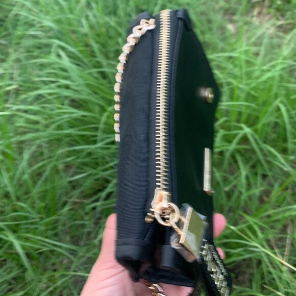 VERSACE Crossbody Perfume Cosmetic Clutch Bag Limited Edition NEW Black Gold - Picture 14 of 16